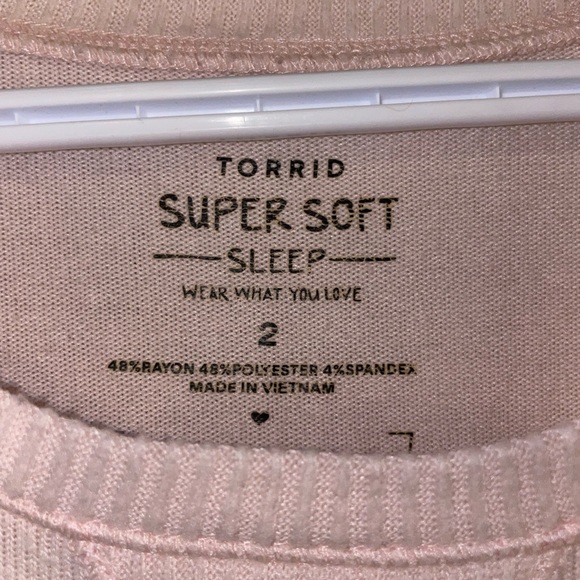 Torrid - 3/4 sleeve sleepwear sweater - Size 2 - Picture 2 of 2